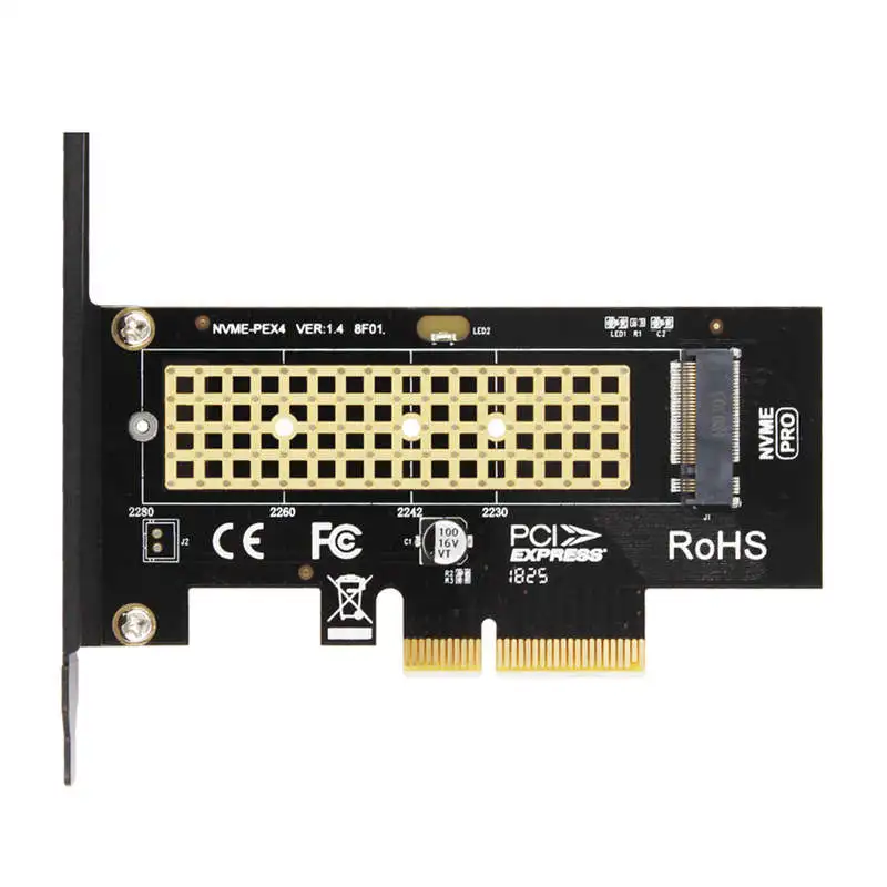 Sk4 M.2 Nvme Ssd Ngff к Pcie X4 адаптер M ключ интерфейс карта поддержка Pci Express 3 0 | Компьютеры и