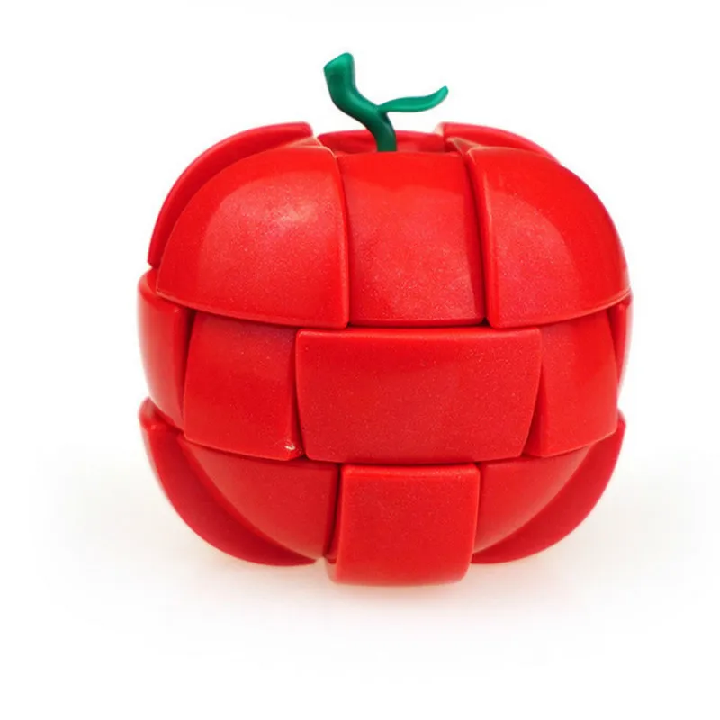 Магические Кубики пазлы YongJun YJ 3x3x3 в стиле Red GreenApple волшебные кубики круглой формы