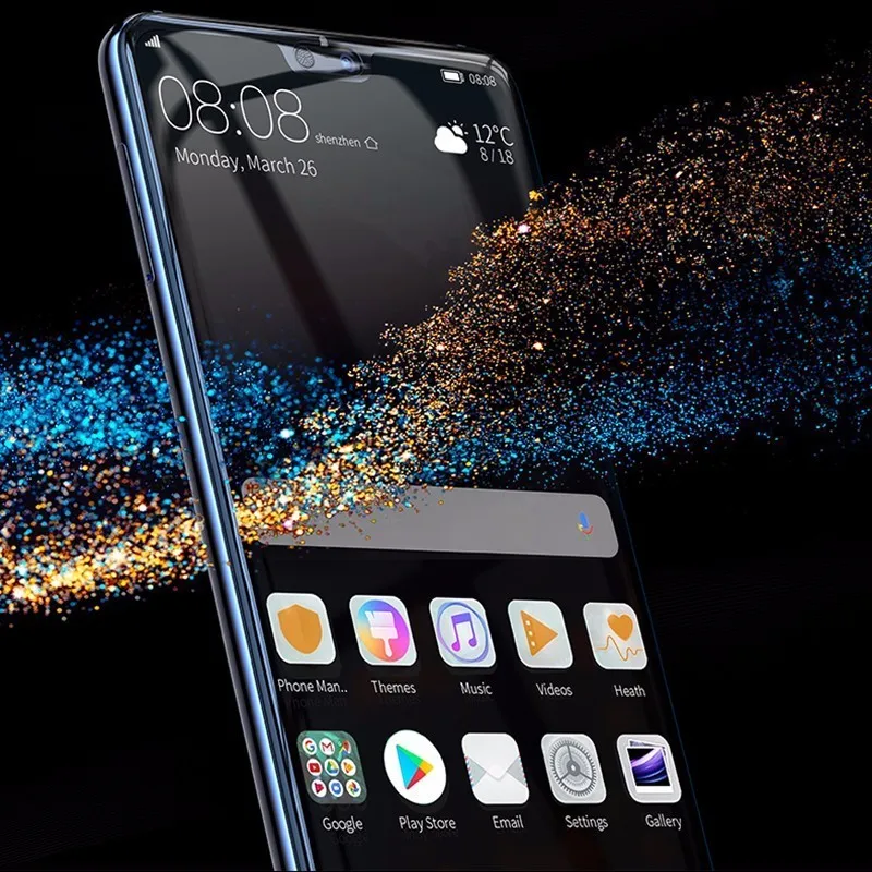 9H полное покрытие экрана протектор для Huawei Honor 8C 8X 7X 9 10 Lite закаленное стекло P Smart