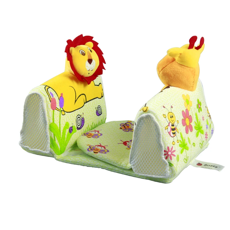 Sozzy Baby Sleep Snugly Safely Pillow Anti-Roll Infant Newborn Toddler Nursing Lion Giraffe Figure | Мать и ребенок