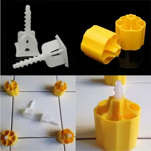 Система выравнивания пола, пластиковая позиционная Пряжка, инструмент для покрытия плитки, 50 крышек + 100 крестовых разделителей, набор пластиковых напольных инструментов