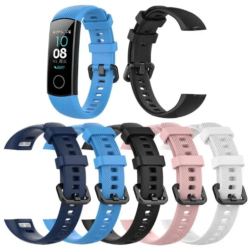 Silicone Adjustable Wristband Bracelet Watch Strap for Huawei Honor Band 4 Smart Intelligent Accessories | Электроника