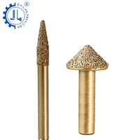 jialing 1 pc cnc granite router tools cnc marble carving end mill for stone