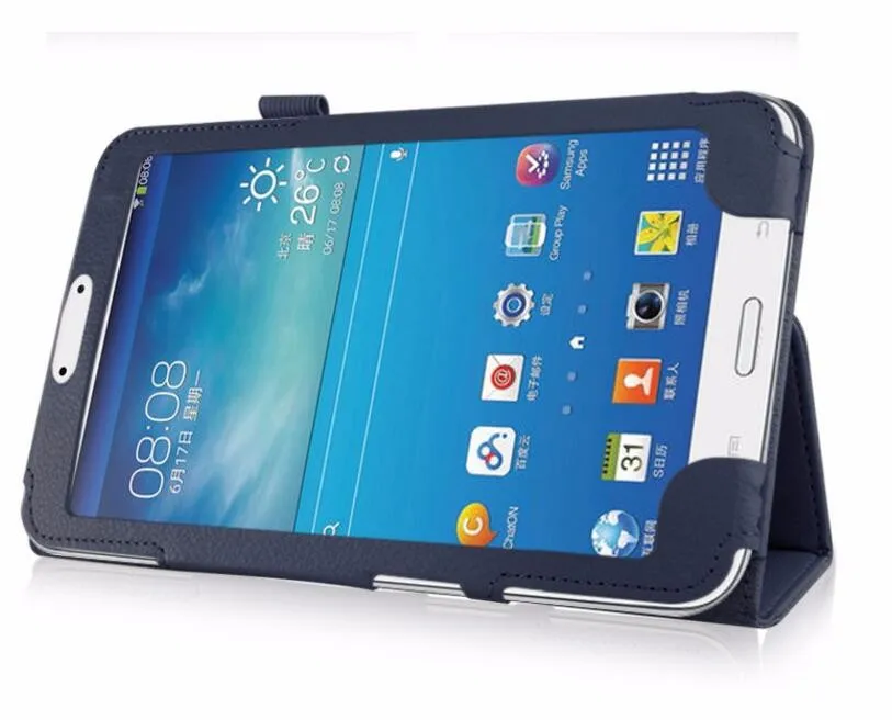 Флип чехол с подставкой для Samsung Galaxy Tab 3 8 0 T310 T311 кожаные чехлы планшетов Tab3 SM