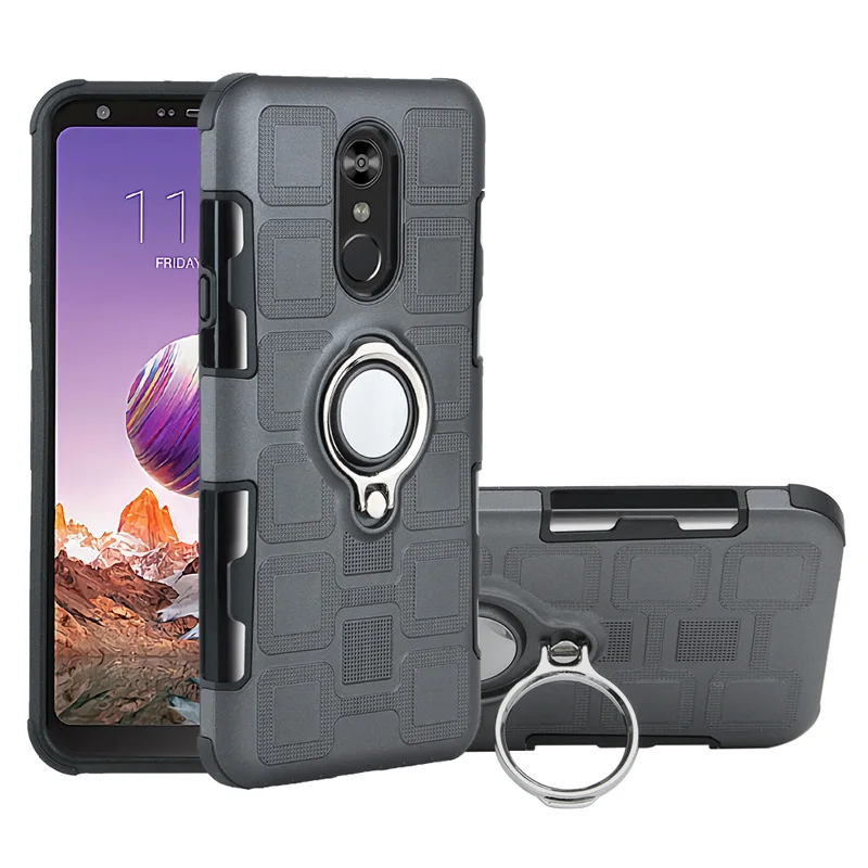 Роскошная подставка с магнитным кольцом, чехол для мобильного телефона LG Q Stylo 4 Q6 Plus Q6a Q8 V30 Q, чехол со стилусом для LG K8 K10, чехол для телефона s