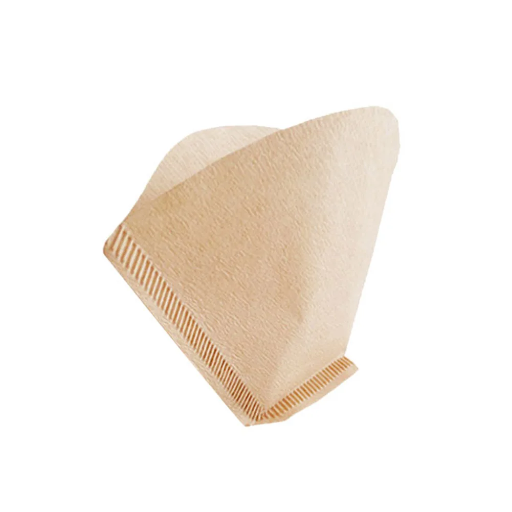 40Pcs Fan-shaped Hand Drip Brew Coffee Filter Home Office Travel DIY Cafe Paper Filters |