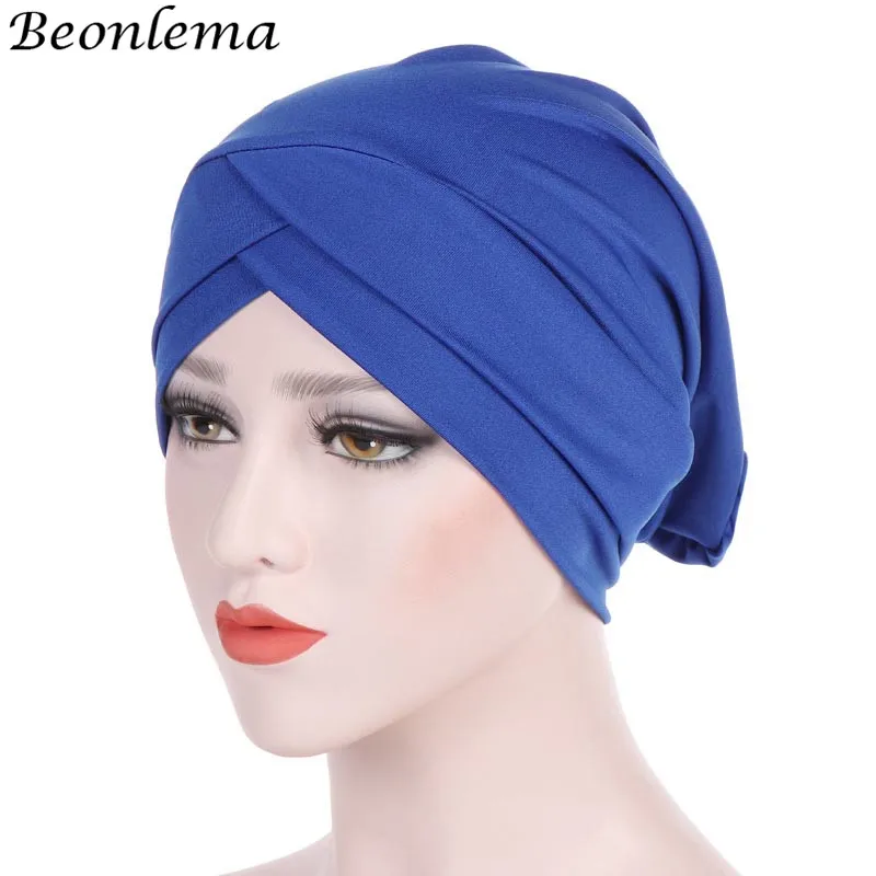 Beonlema мусульманский женский хиджаб капот мусульманские дамы тюрбант головной
