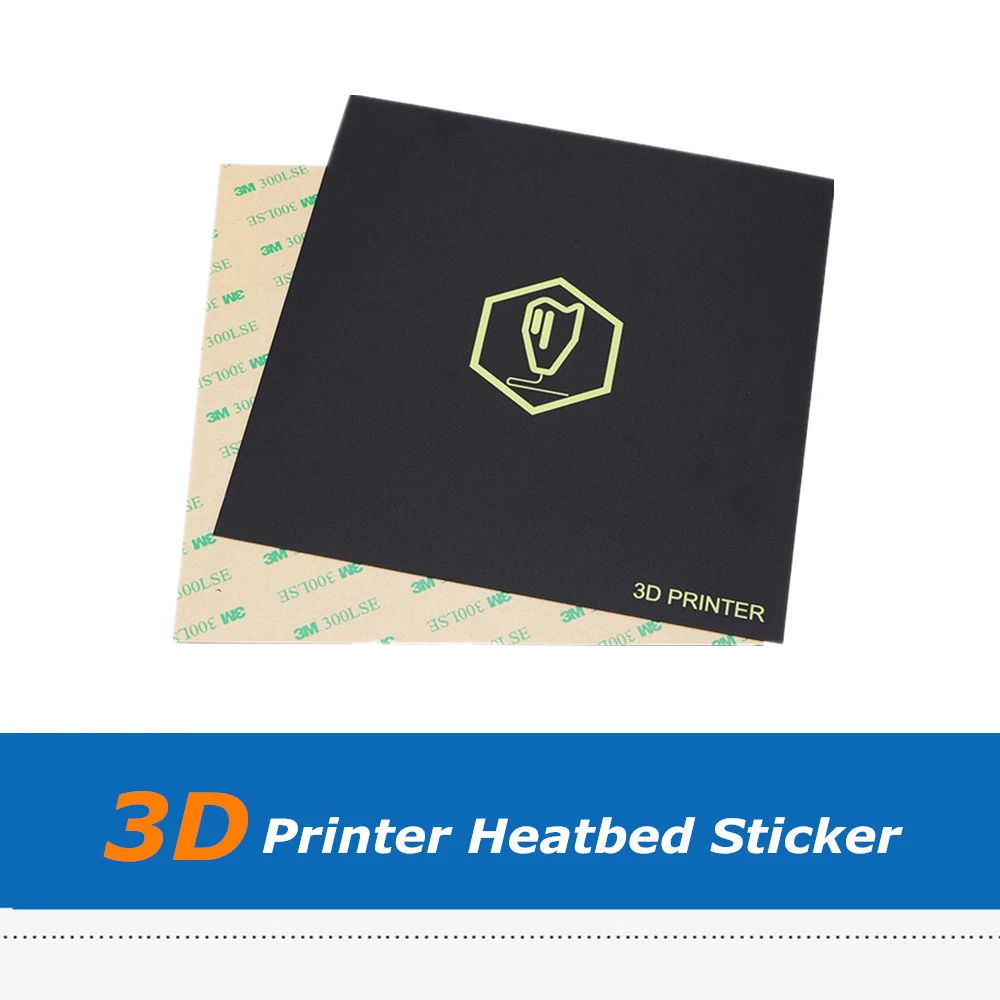 2pcs/lot 170*170mm 300*300mm Heat Bed Sticker Hotbed Platform Sheet With 3M Tape For CR-10 Lulzbot Taz6 Mini 3D Printer | Компьютеры и