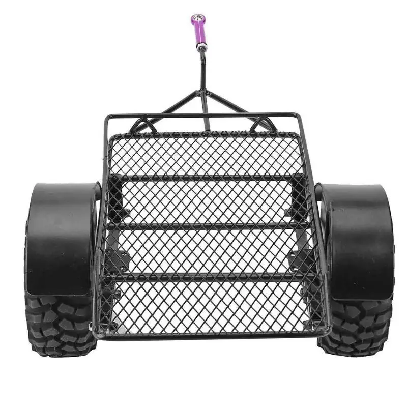 Имитация прицепа автомобильные шины с бункером для Tamiya CC01 Axial Scx10 90046 90048