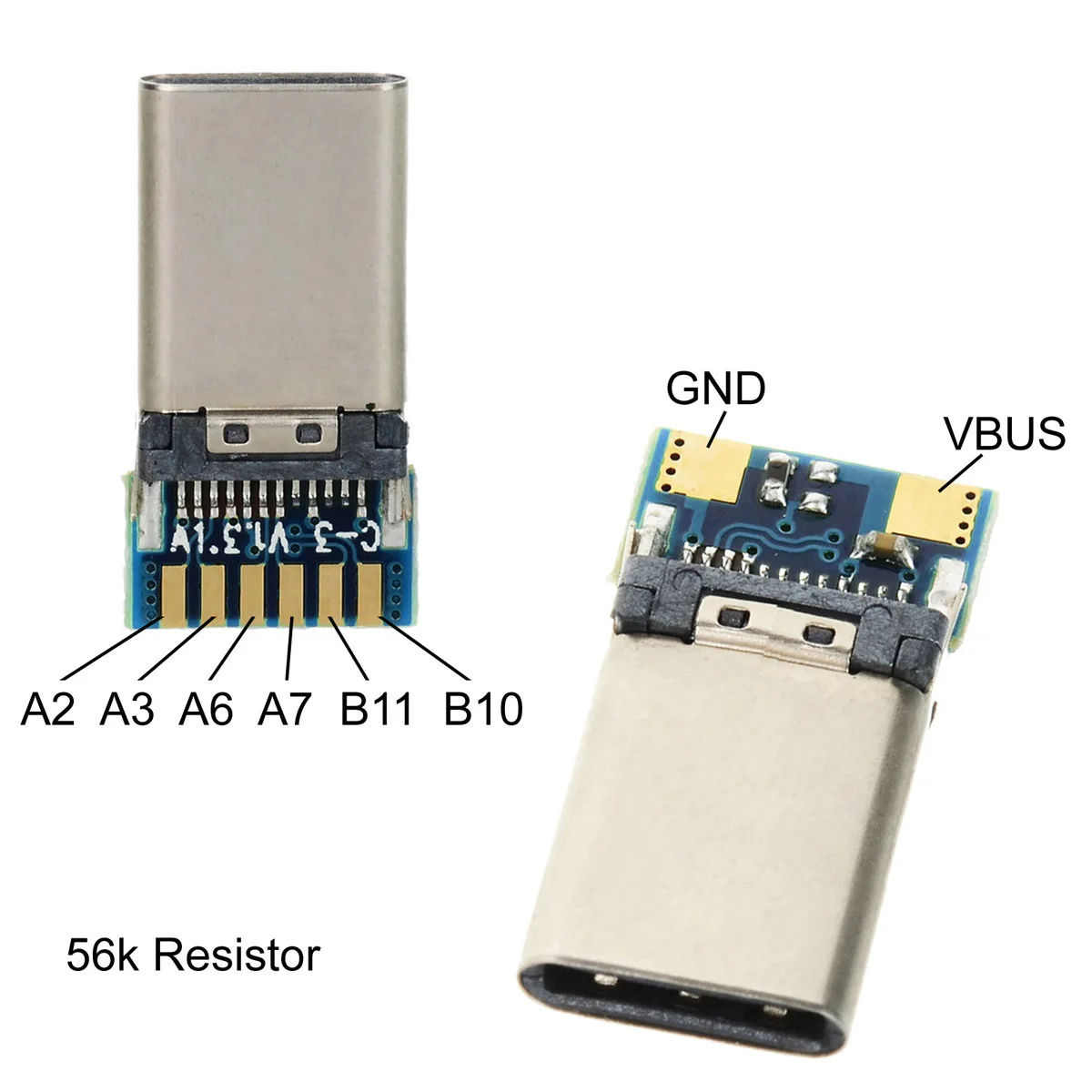 5 шт. Штекерный соединитель USB 3 1 типа C|Кабели передачи данных| |