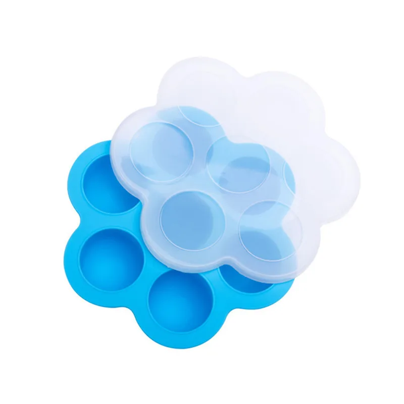 1 шт 7 ячеек Мороженое Плесень Детские Еда контейнер дополнение для фруктов