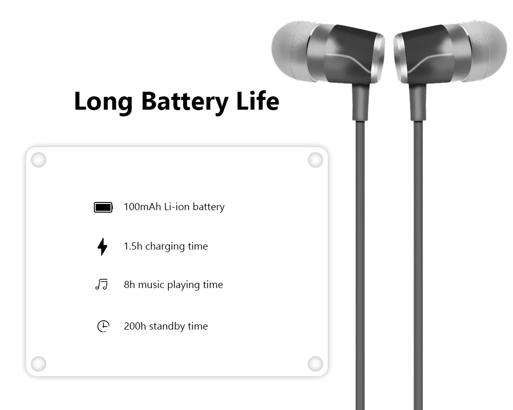 Meizu EP52 Anti Aging Беспроводной Bluetooth 4 1 спортивные наушники стерео гарнитура