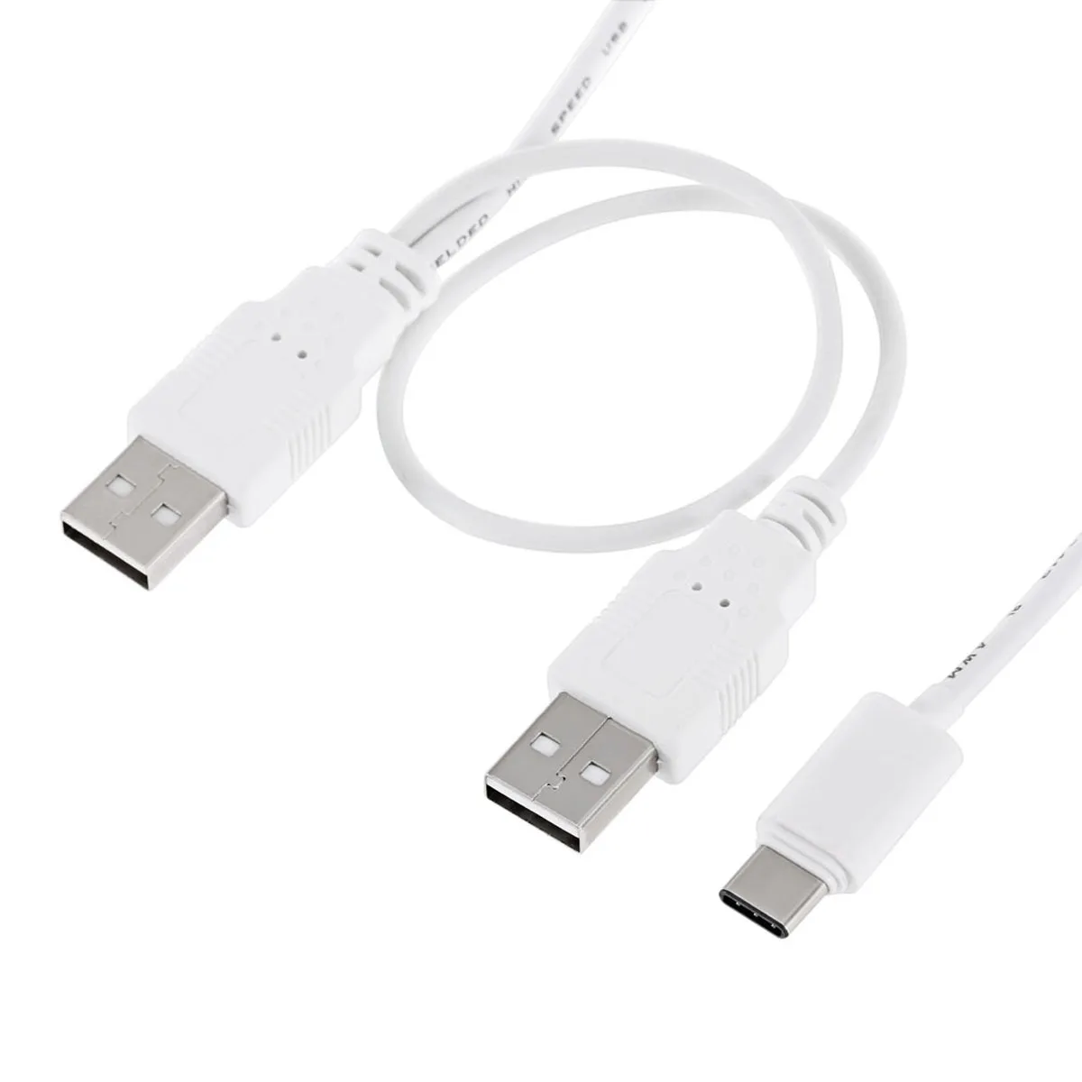 Кабель USB 3 1 Type C для Dual A Male Extra Power Data Y кабель сотового телефона и жесткого диска|usb-c