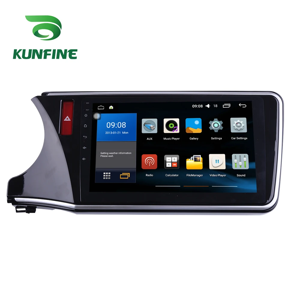 Восьмиядерный 1024*600 Android 8 1 автомобильный DVD GPS навигационный плеер Deckless стерео для