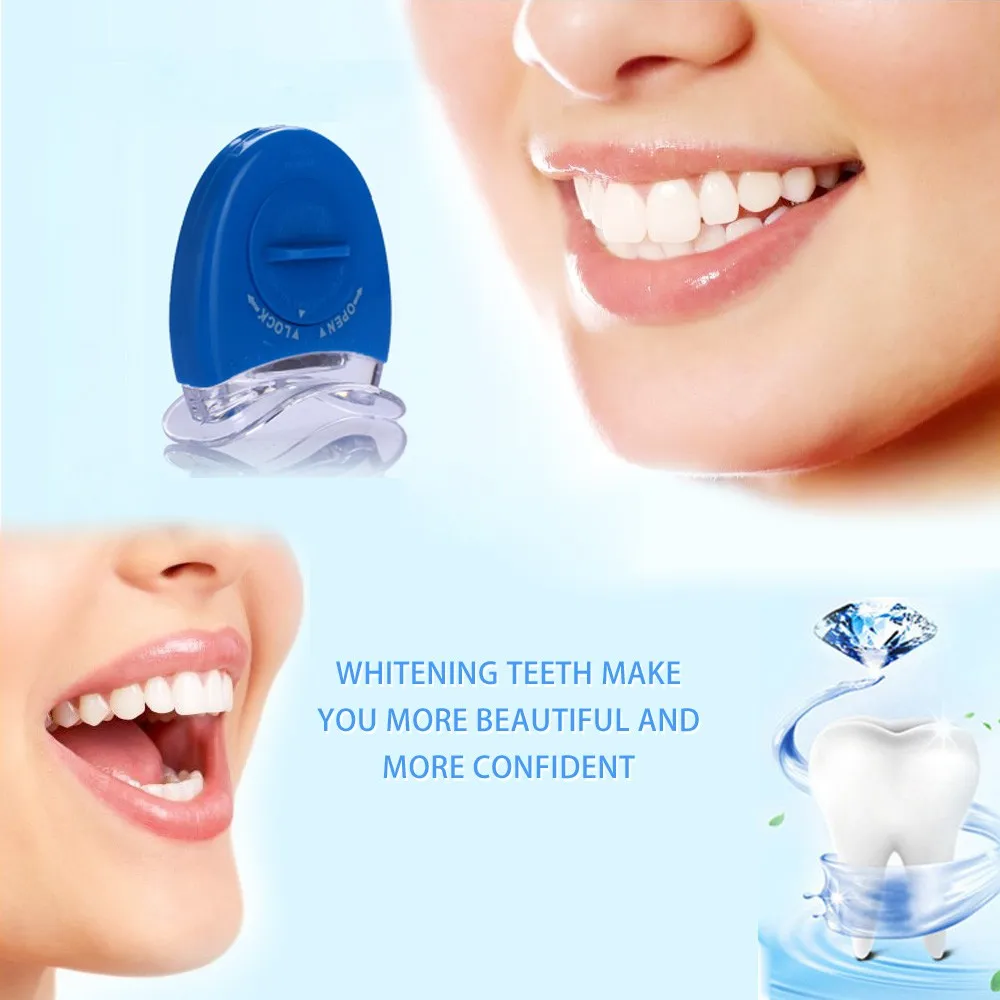 Bleaching System Tooth Whitener Whitening Gel Dental Trays Care Home Kit Teeth Tools | Красота и здоровье