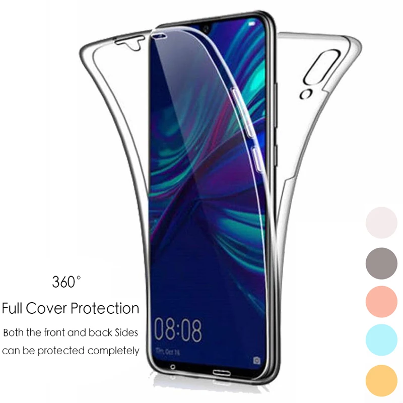 Чехол с полным покрытием 360 градусов для Huawei P30 P20 Pro Mate 20 P10 Lite Тонкий Мягкий ТПУ