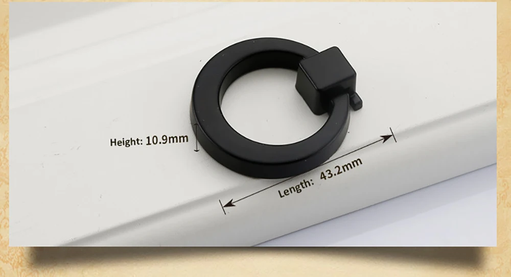 LEEDIS одинарное отверстие из алюминиевого сплава вытяжное кольцо для шкафа