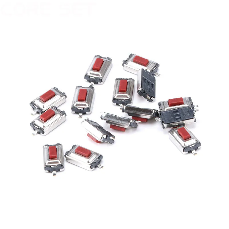 100 шт. высокое качество 3*6*2 5 мм H 3x6x2 SMD Красный кнопочный переключатель