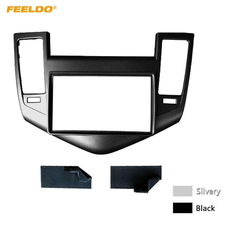 FEELDO Car Radio панель фасции рамка для CHEVROLET Cruze 2009 + стерео 2Din установка Dash DVD монтажный
