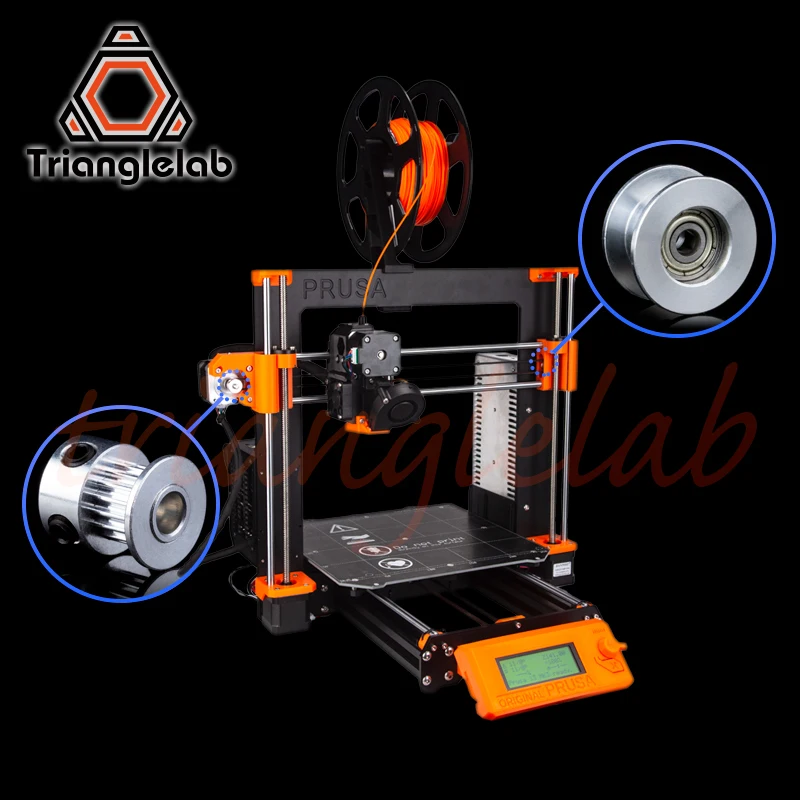 Trianglelab GT2-16 подшипник корпус бездейственный шкив набор для оригинального Prusa i3