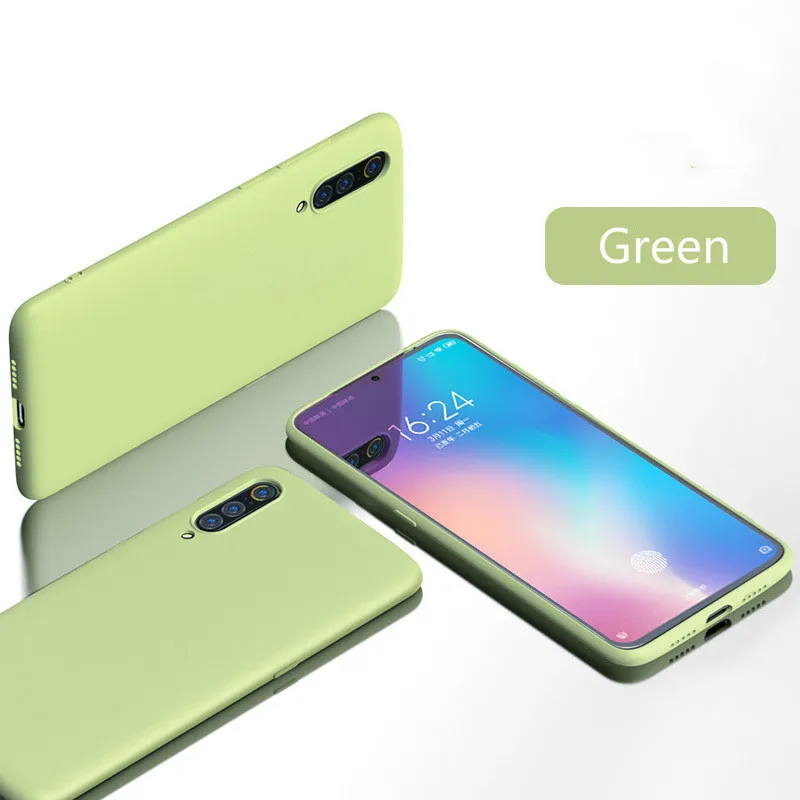 Чехол для xiaomi mi 9 роскошный чехол из жидкого силикона телефона Xiaomi mi9 оригинальный