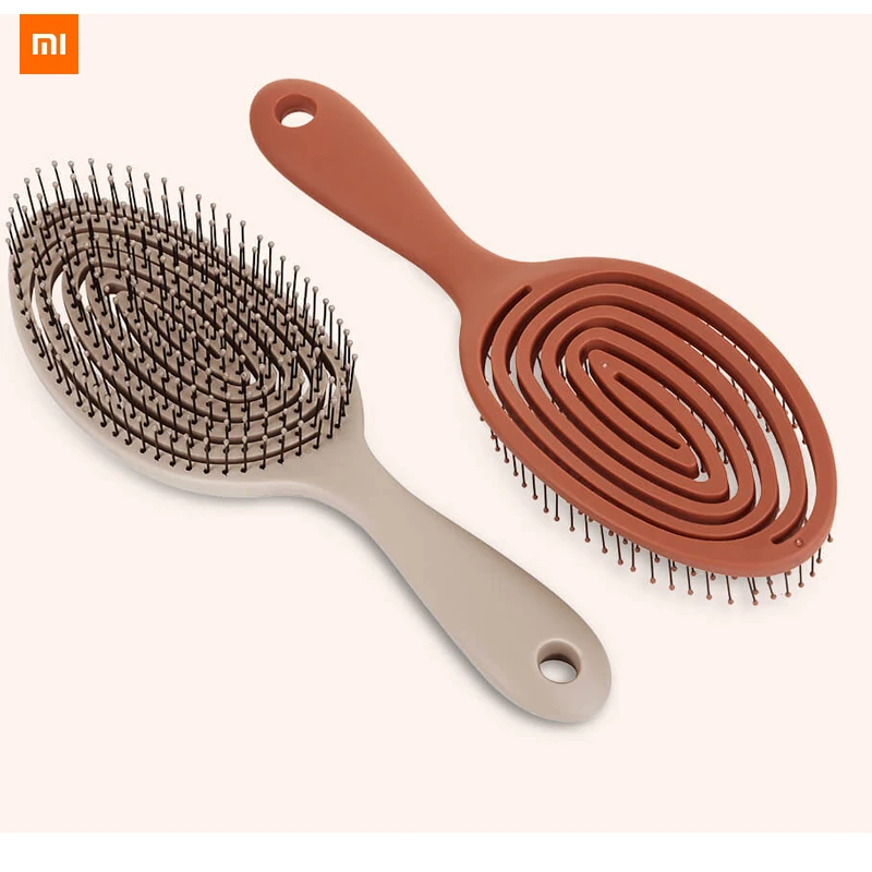 Новый Xiaomi MIjia Youpin Расслабляющая эластичная Массажная расческа для памяти двойной