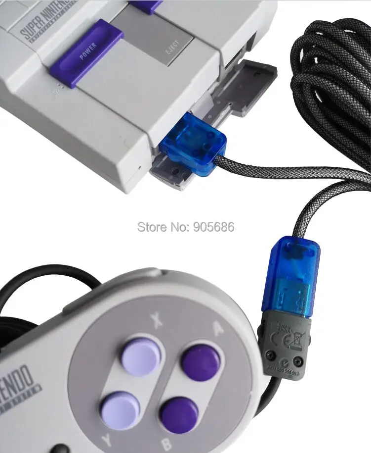 EXLENE 3 м/10ft NES SNES классический Удлинительный кабель контроллера водонепроницаемый