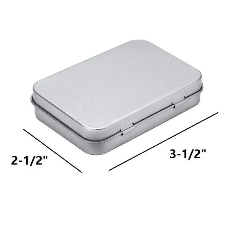 10 шт. 3 1/2 ''X2 1/2'' X4/5 ''Прямоугольные пустые банки коробки контейнеры для
