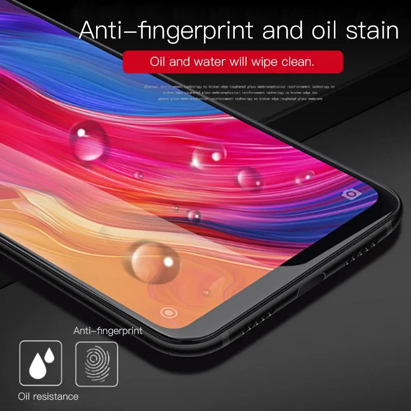 Закаленное стекло для Xiaomi Redmi Note 5 Pocophone F1 полное покрытие Защитное телефона Pro