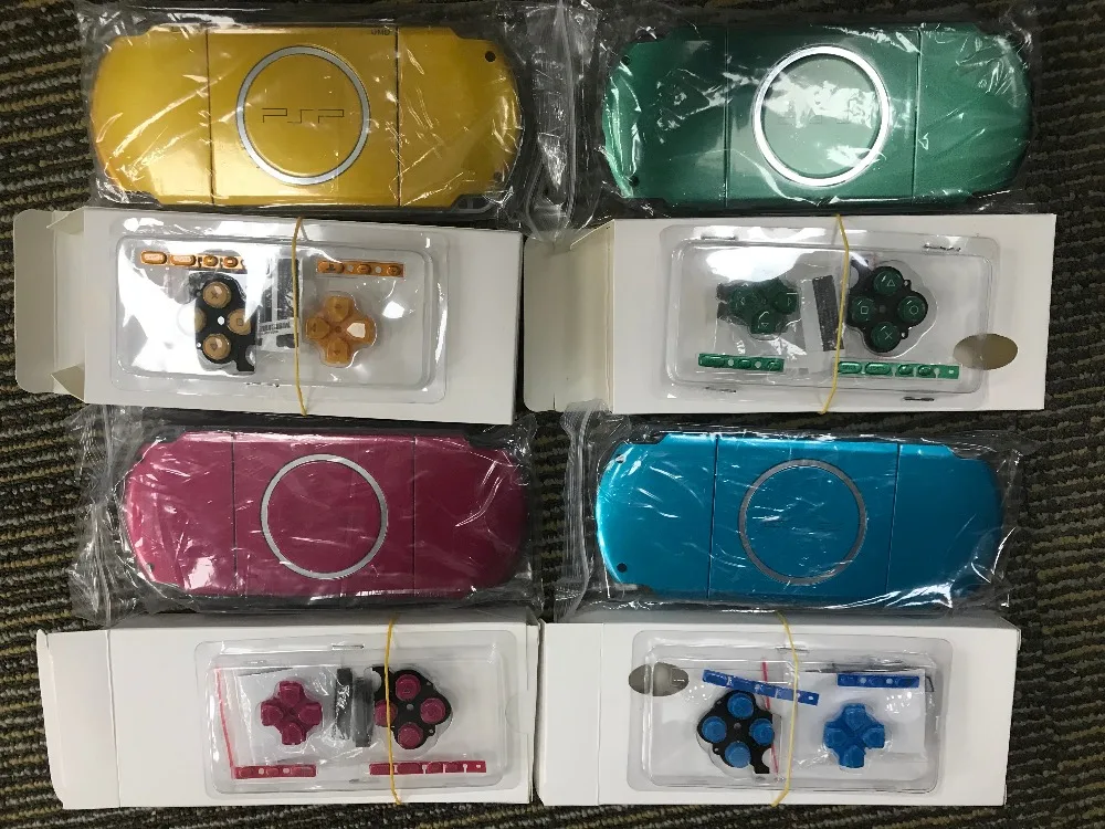 14 шт. в США полный корпус Оболочка Чехол Лицевая панель чехол для PSP 3000 3006 игровая
