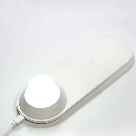 2019 Xiaomi Yeelight Intelligent беспроводной зарядное устройство с светодиодный ночник