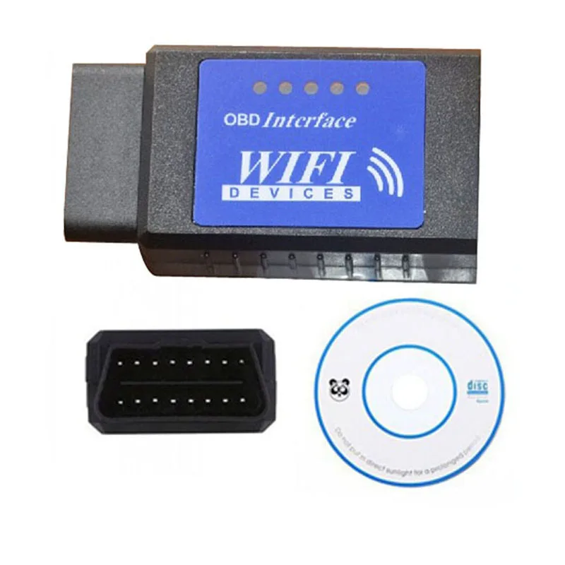 Синий знак Elm327 Wi Fi сканер Авто Obd2 диагностический инструмент Elm 327 Obdii сканера V 1 5
