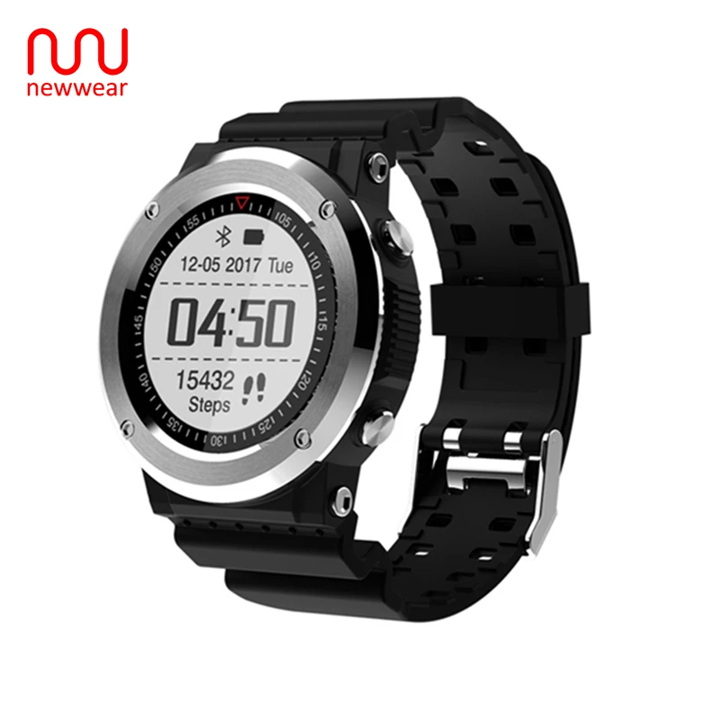 Newwear Q6 Смарт часы водонепроницаемые gps монитор сердечного ритма спортивный режим