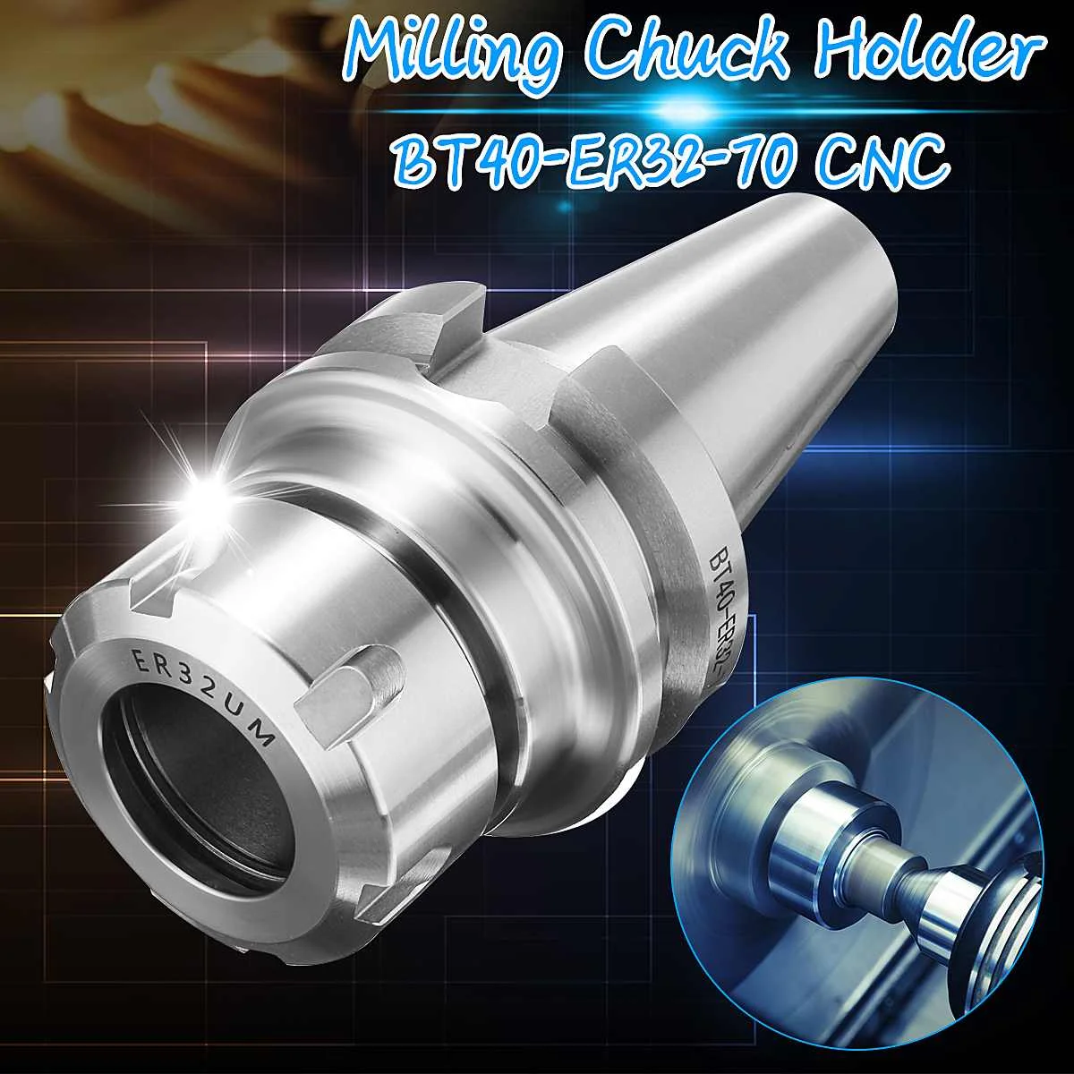 Фрезерный патрон с пружинной втулкой держатель инструмента ЧПУ фрезерный станок