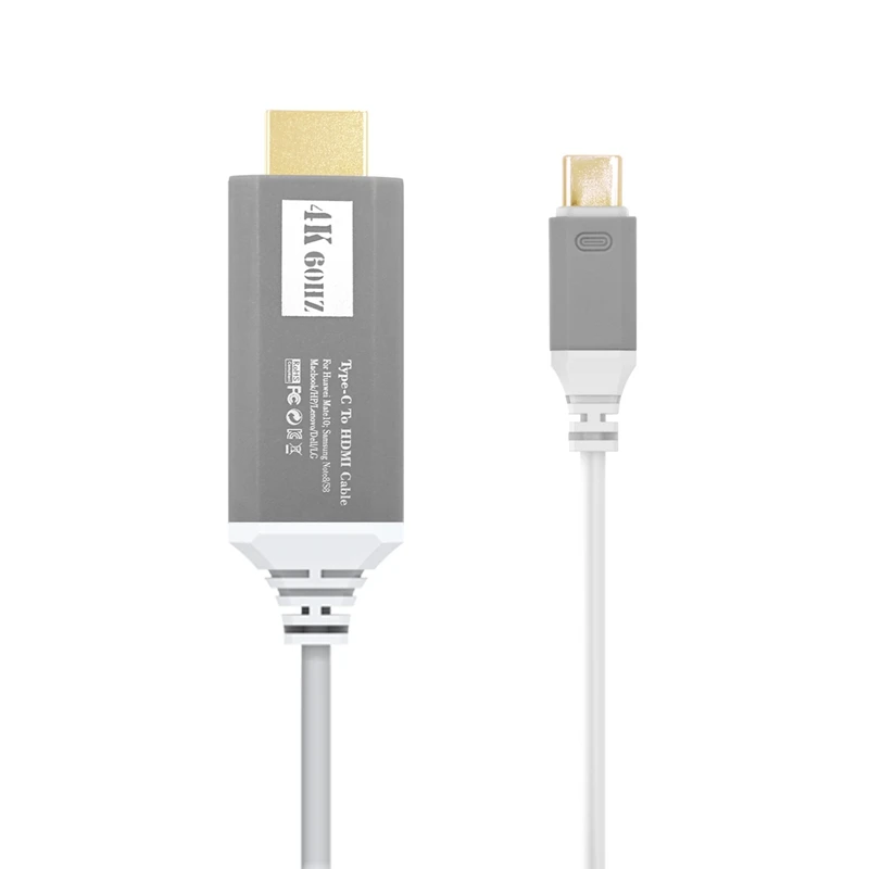 Тип C к Hdmi Usb 3 1 Ultra Hd 1080P 4K зарядка Hdtv видео кабель адаптер конвертер для мобильного
