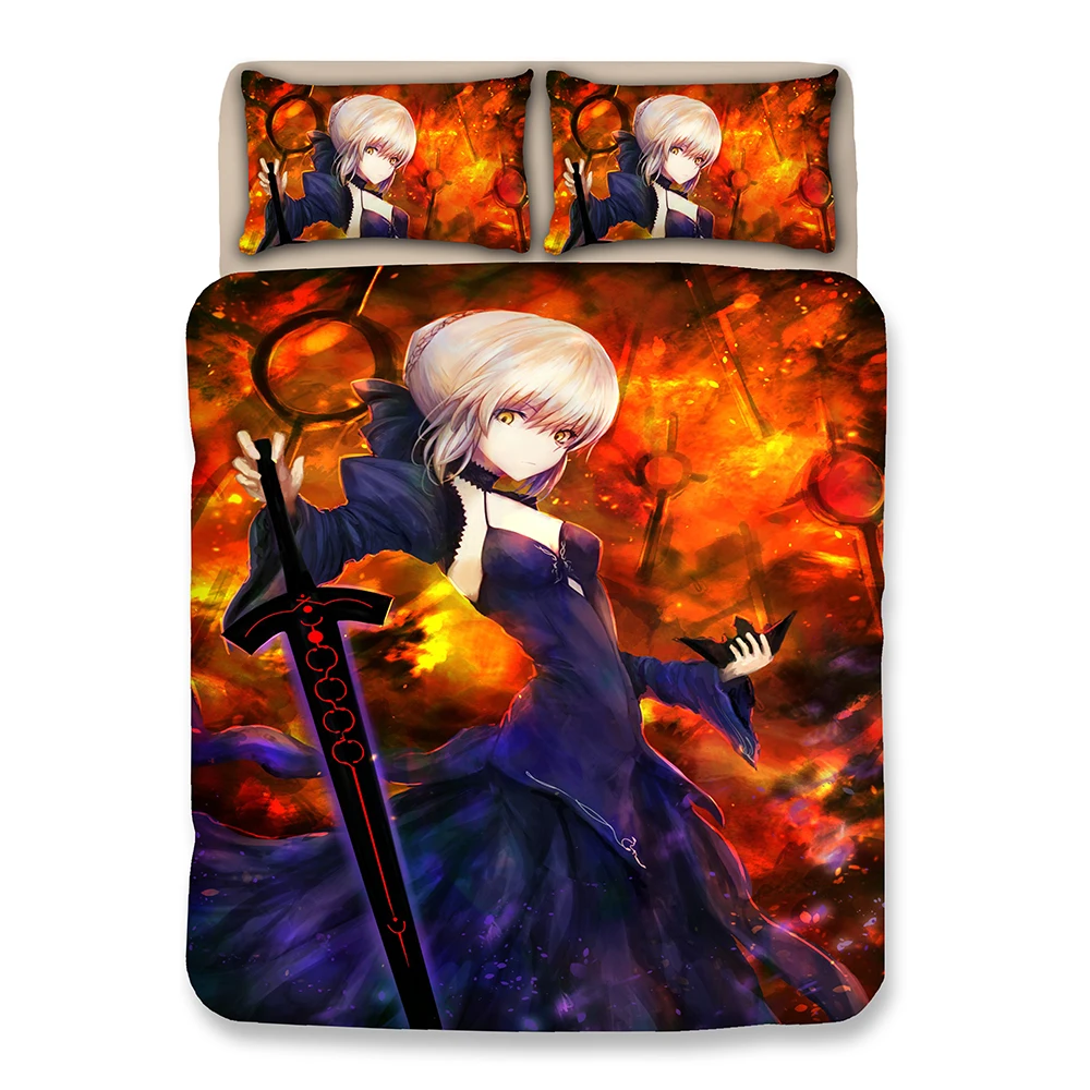 Японское постельное белье с аниме набор Fate Grand Order наволочками пододеяльников