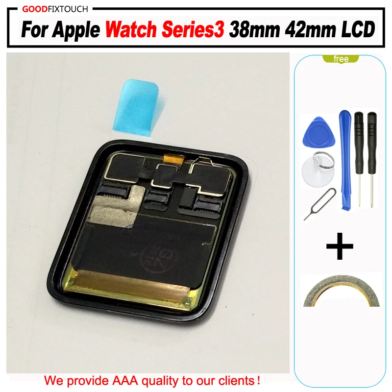 Качество AAA для Apple Watch 38 мм 42 серия 3 ЖК дисплей + рамка дигитайзер хороший