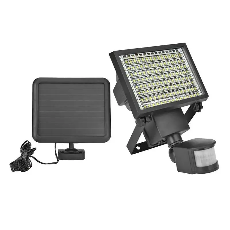 Новый 120 LED Солнечный Свет Настенный садовый двор лампа аварийный свет