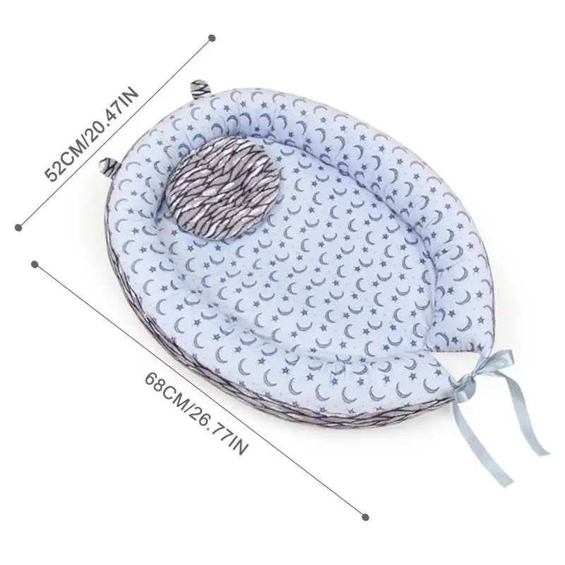 New Pure Cotton Baby Nest Bed Cradle Cot Travel Crib For Newborns Portable Washable Bumper | Мать и ребенок