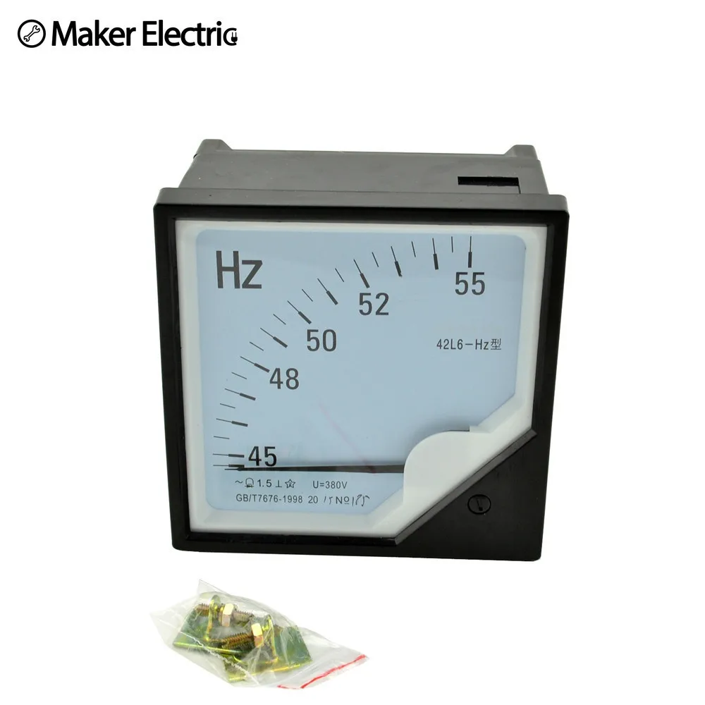 

42L6(HZ 380V) Pointer Diagnostic-tool Tester Cymometer frequency Portable Counter Swr meter hertz 45-55