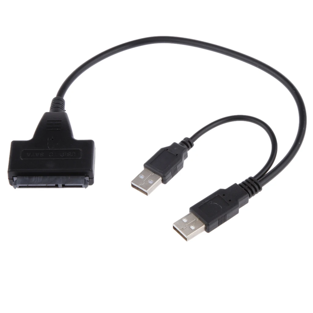 Двойной USB 2 0 для SATA 15 + 7 (22) штырьковый разъем жесткого диска 5 дюйма|Компьютерные