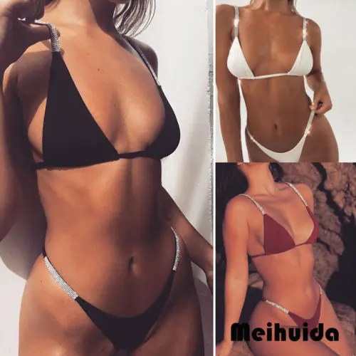 2018 Новый женский сексуальный блестки облегающий e бразильский пуш-ап мягкий