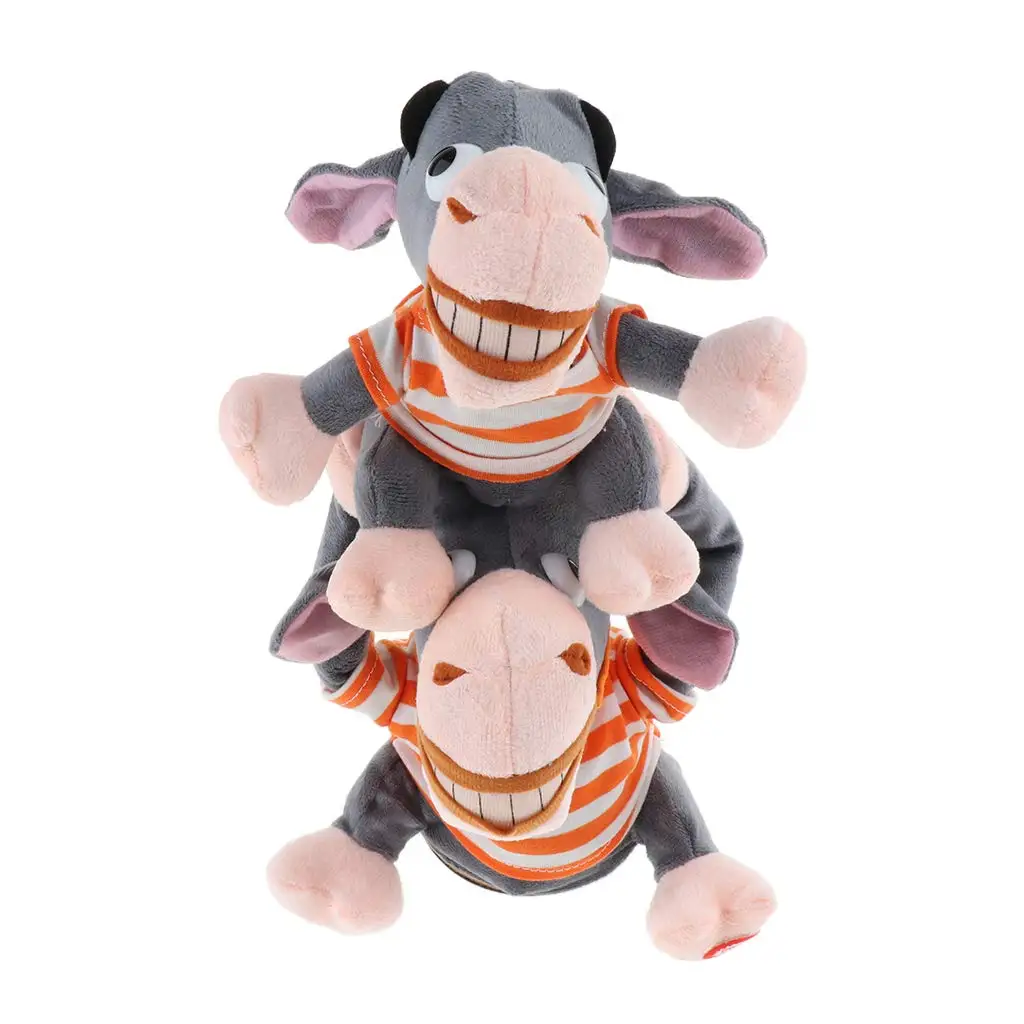 Electronic Plush Stuffed Donkey Animal Doll Singing Dancing Educational Toys Birthday Gift for Children Kids Toddler | Игрушки и хобби