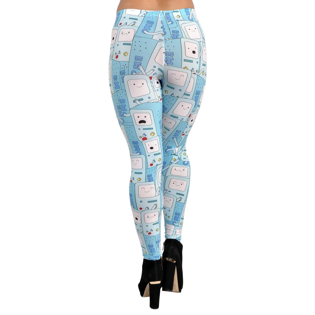 Для женщин время приключений Леггинсы средний синий|Легинсы| |