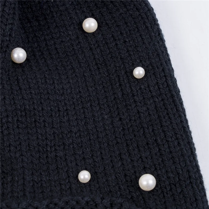 2018 милые теплые зимние вязаные шапки для маленьких девочек и мальчиков модные