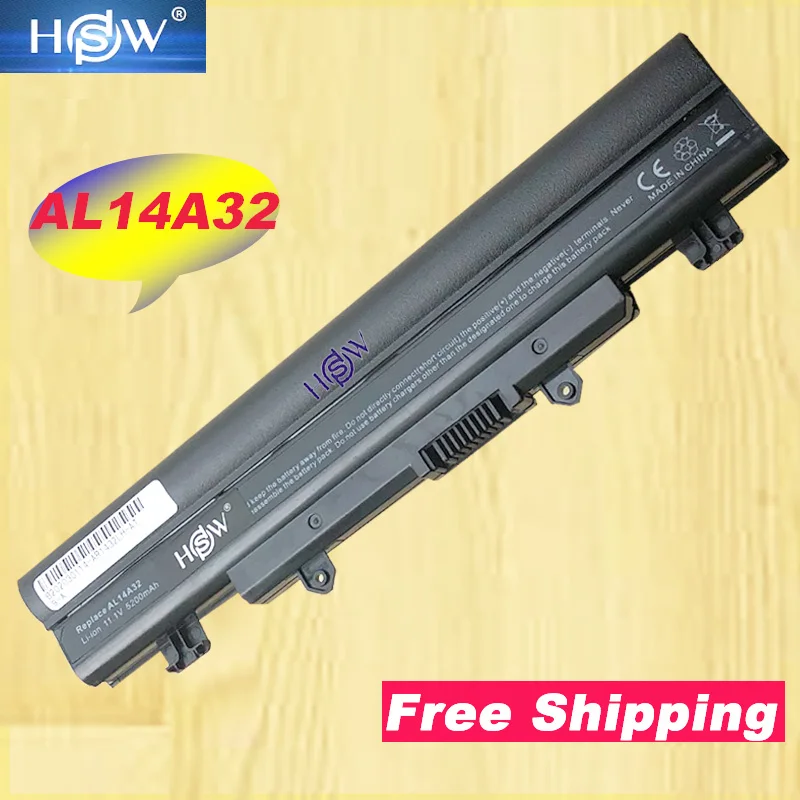 Аккумулятор для ноутбука HSW AL14A32 Acer Aspire E15 511 V3 572G 5247 E5 571G 70BT TravelMate TMP256 M
