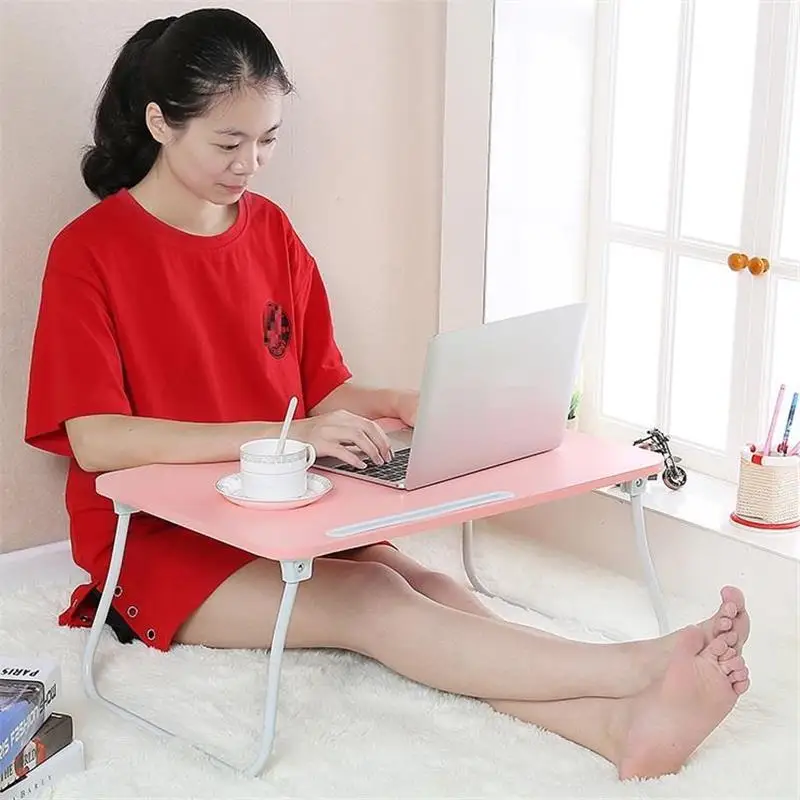 BSDT Qi Yi notebook comter bed dormitory game large folding desk lazy learning table FREE SHIPPING|table table|table desktable |