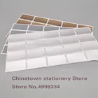 ЗолотистыеСеребристые этикетки для самостоятельной сборки, 100 шт., 23 мм x 42 мм