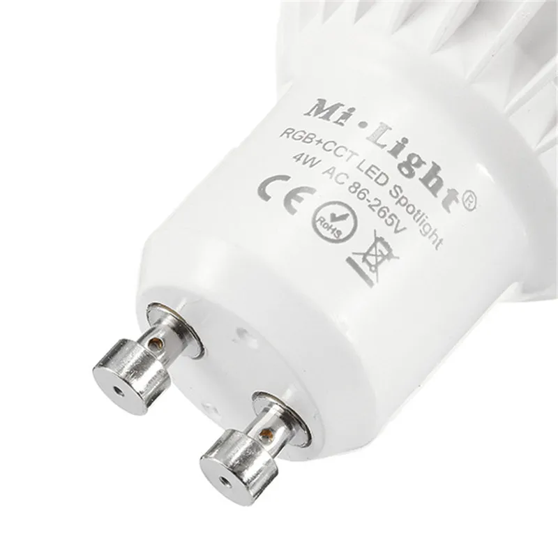 CLAITE AC86 265V GU10 с регулируемой яркостью 4 Вт Mi Light 2 4G беспроводной Wifi контроллер