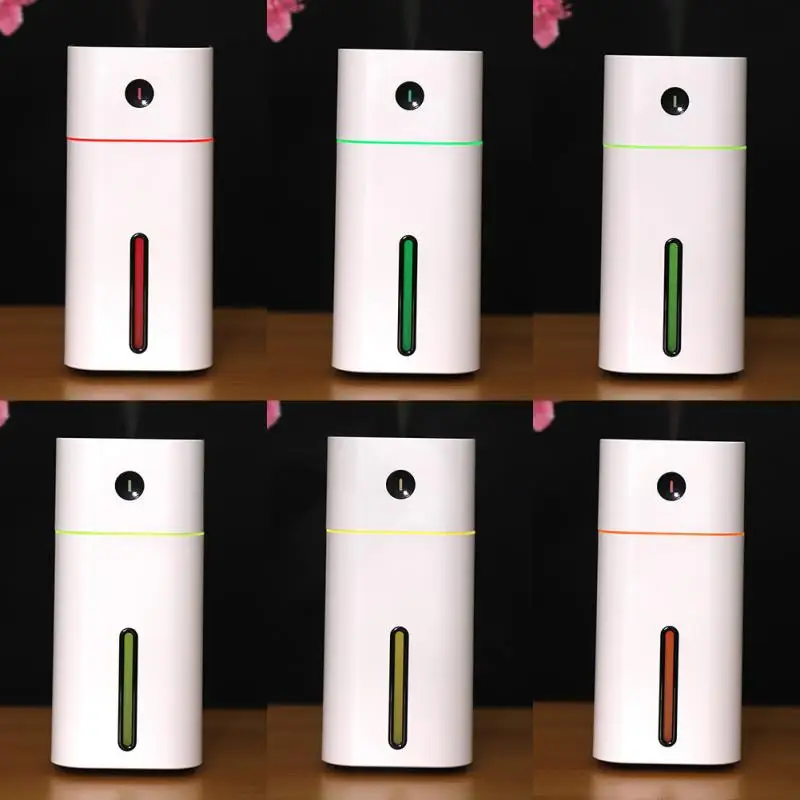 

USB Mini Ultrasonic Air Aroma Humidifier for Car Essential Oil Diffuser Atomizer Air Freshener Mist Maker with LED Light home